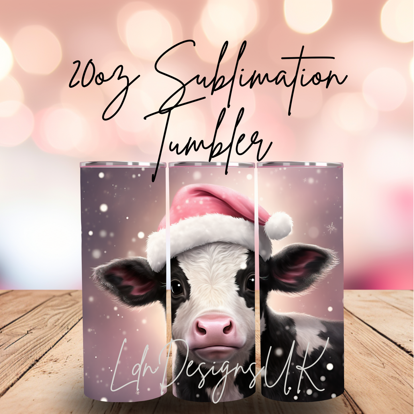 20oz sublimation tumbler digital design