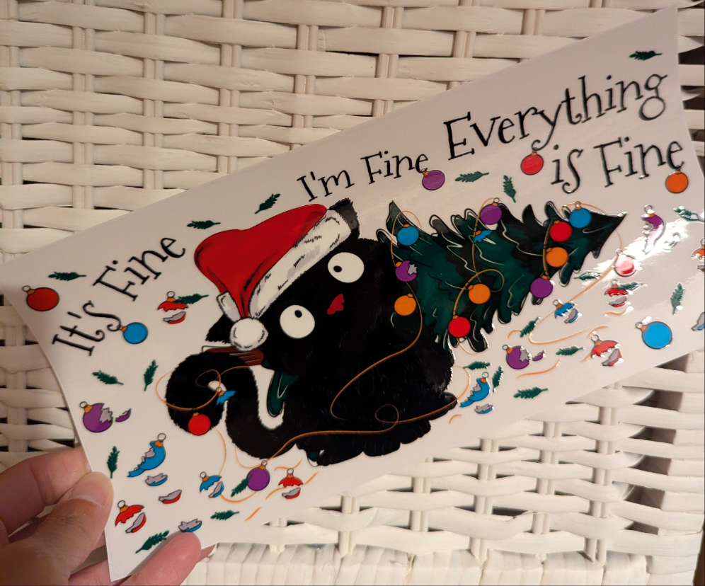 16oz Christmas UVDTF