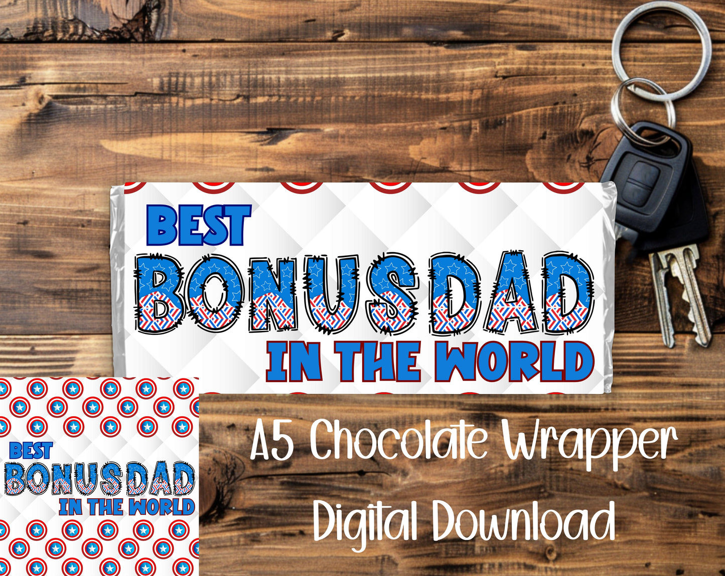 FATHER'S DAY CAPT. AM A5 CHOCOLATE WRAPPERS BUNDLE - DIGITAL DOWNLOAD