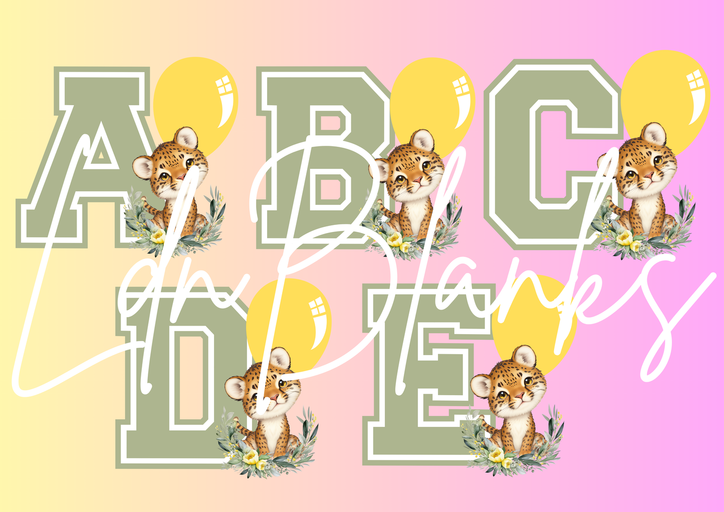 TIGER ALPHABET A-Z DIGITAL DOWNLOADS