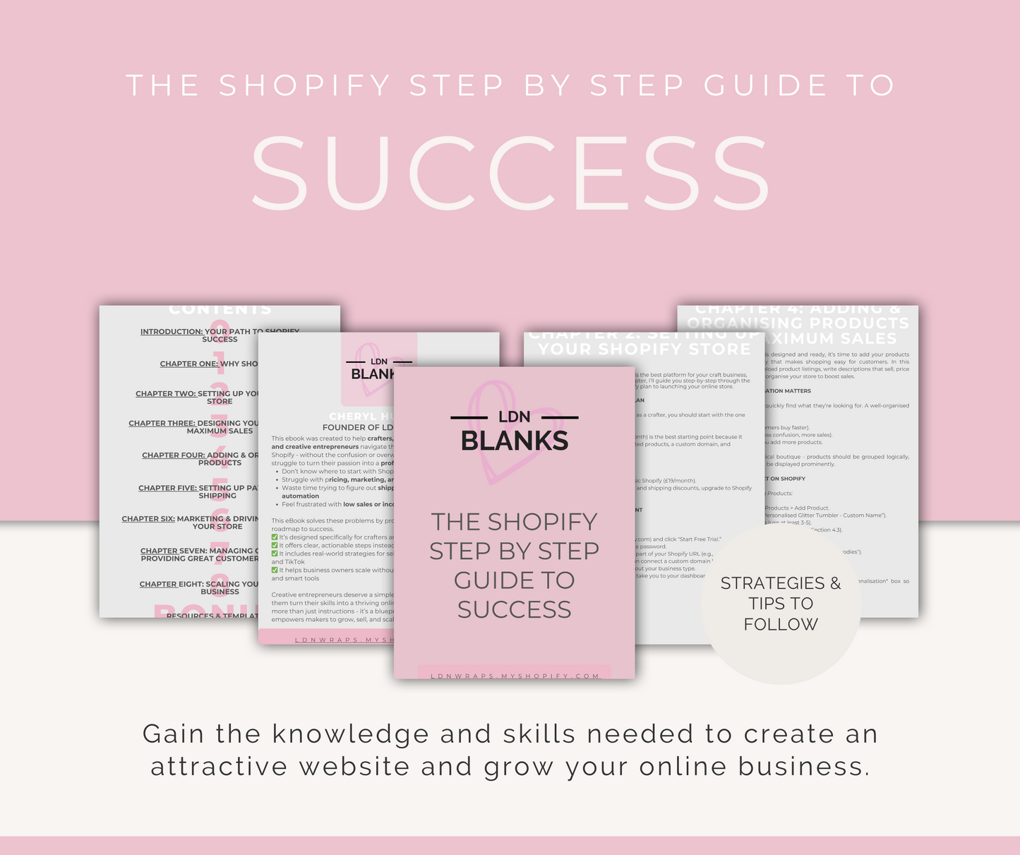 EBOOK: THE SHOPIFY STEP BY STEP GUIDE TO SUCCESS - DIGITAL DOWNLOAD