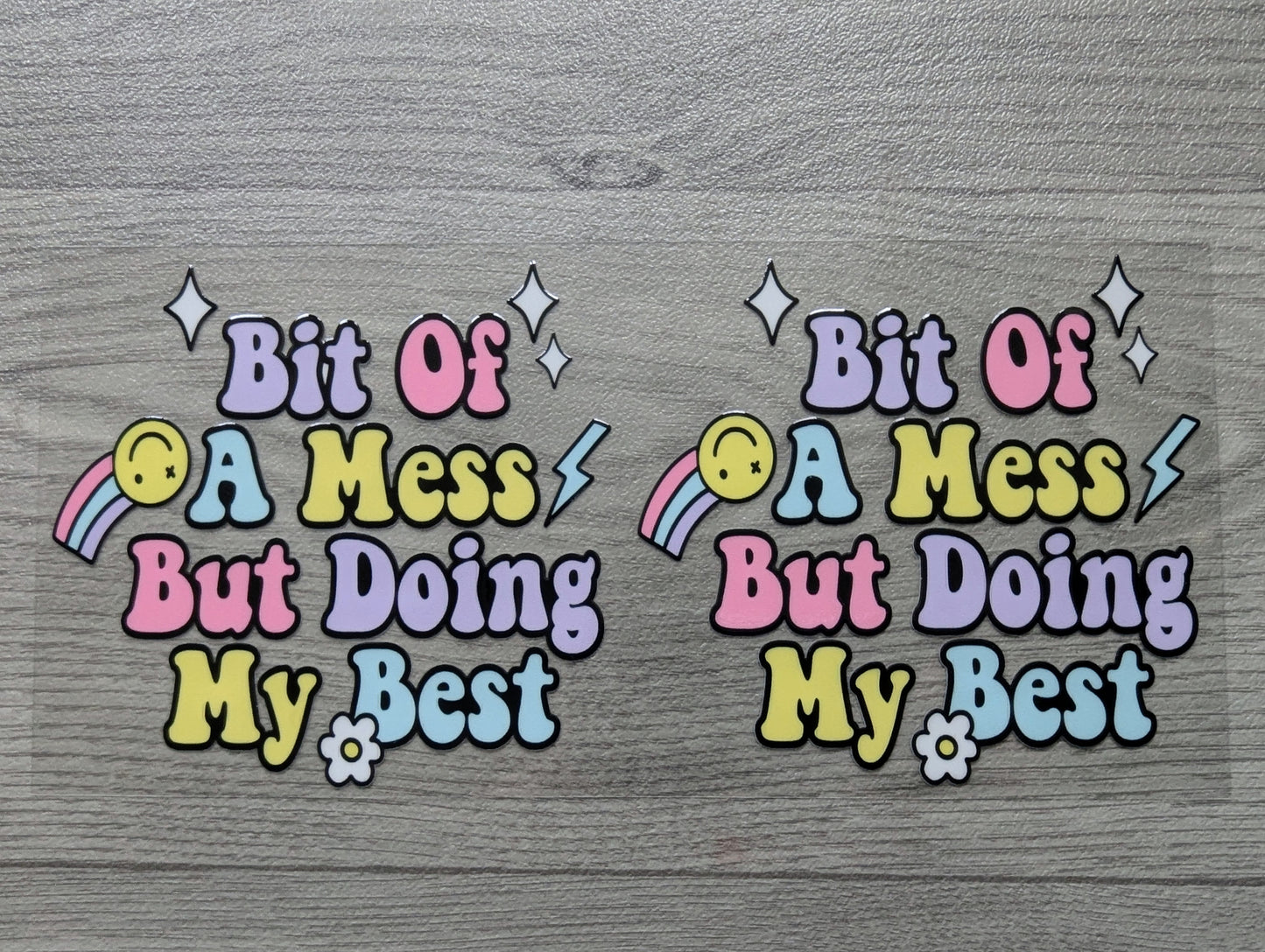 16oz straight UVDTF - bit of a mess