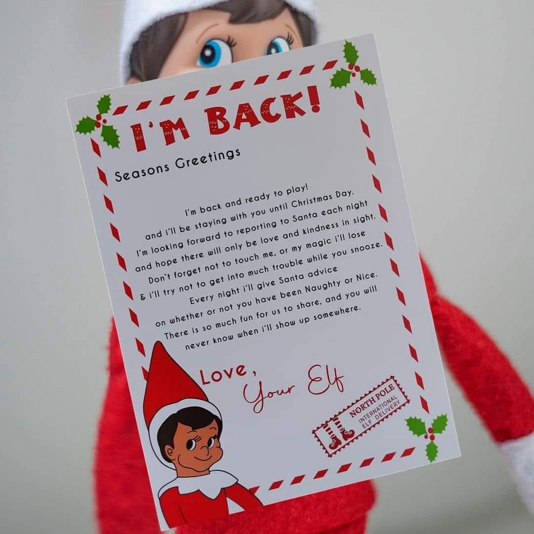 Elf Letter Sets Pk 5