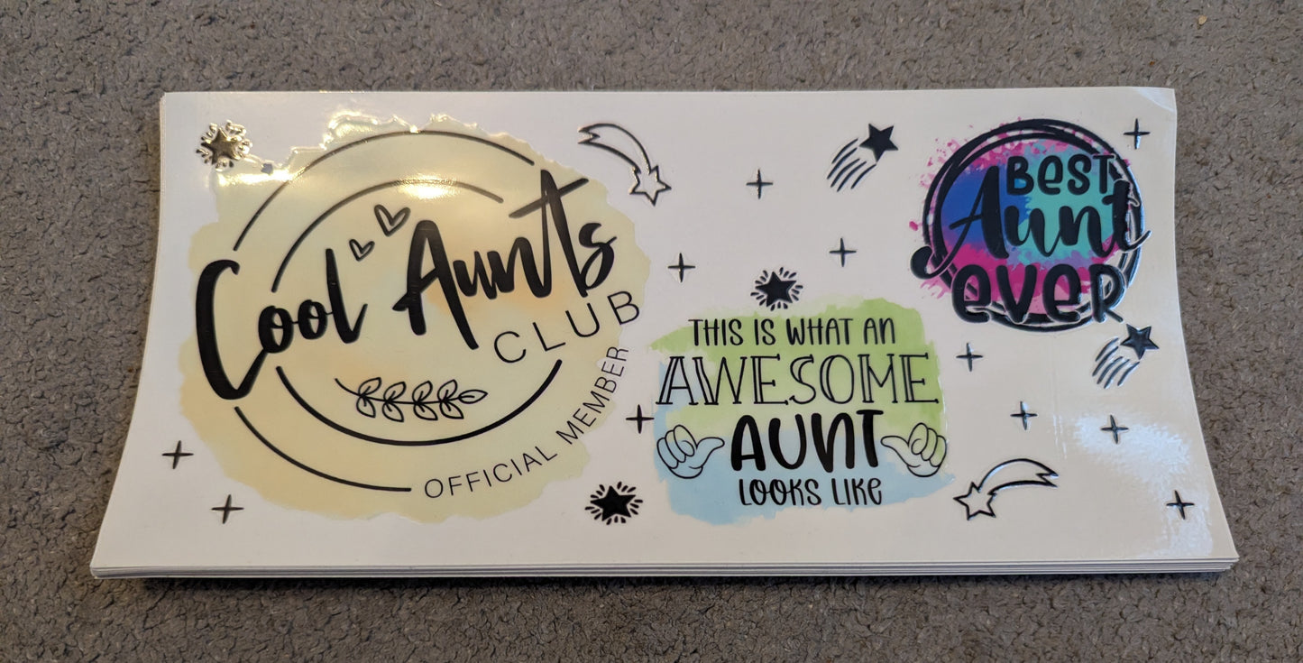 16oz straight UVDTF - aunt