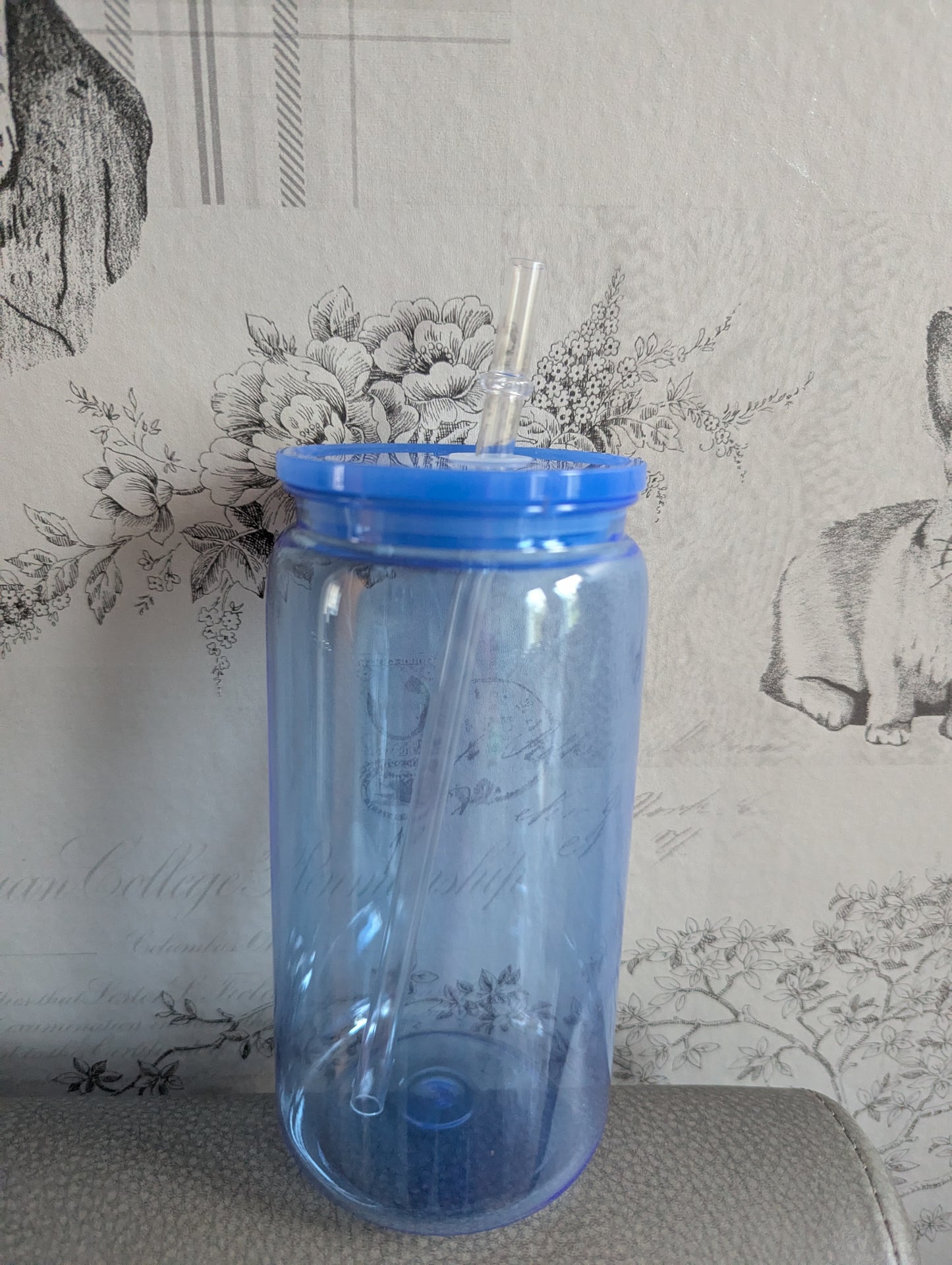 16oz NEON DARK BLUE Plastic Libbey Can Cups