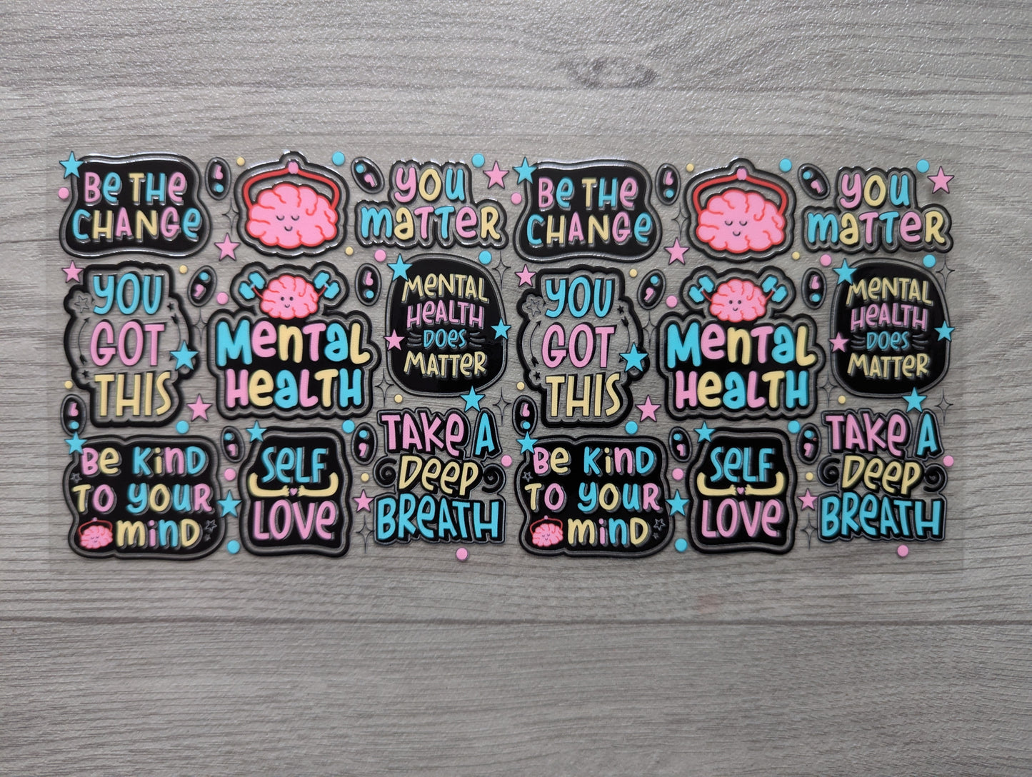 16oz straight UVDTF - affirmation