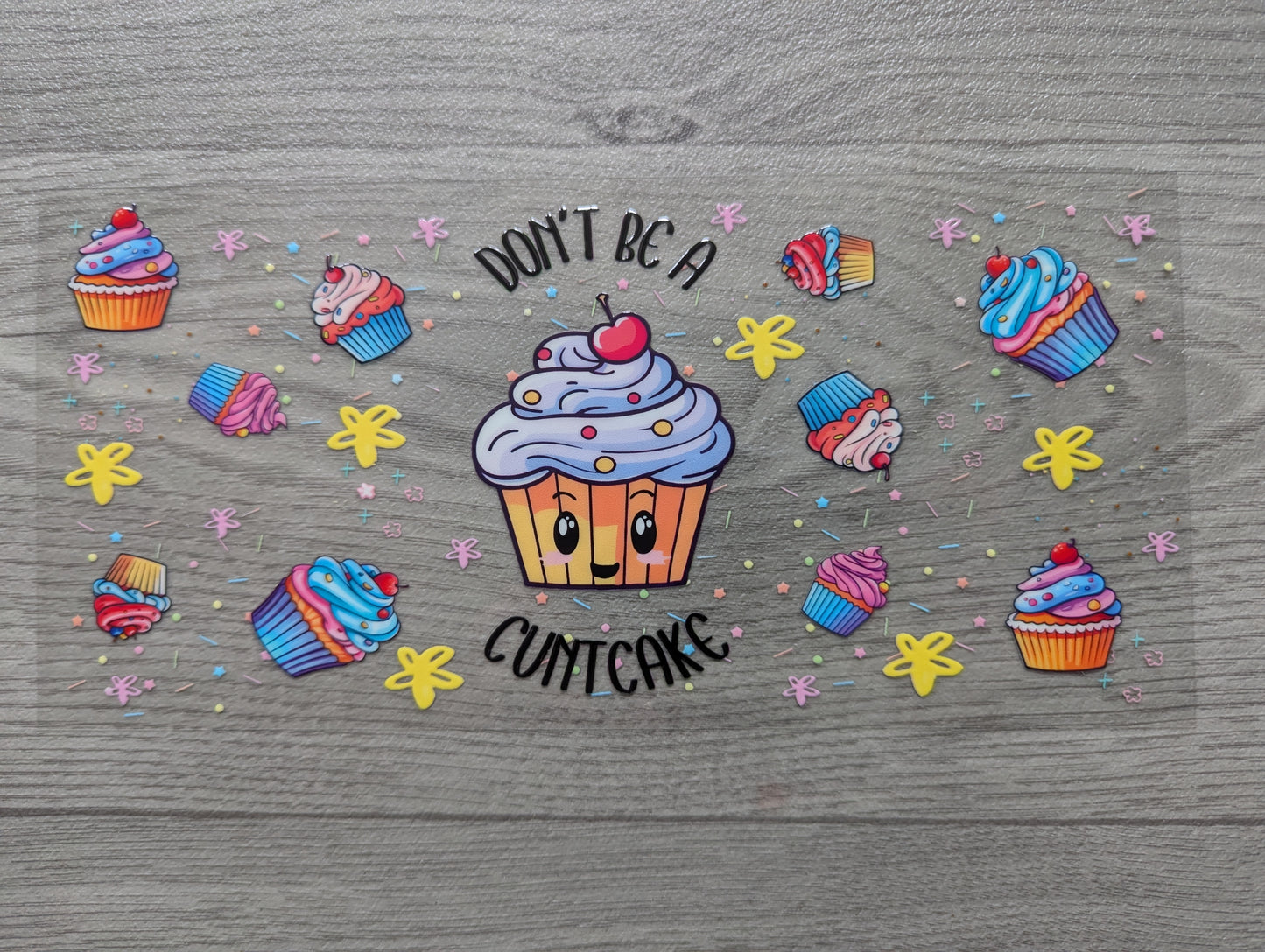 16oz straight UVDTF - cake