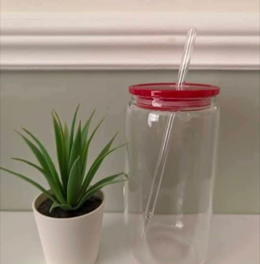 Glass Libbey can cup