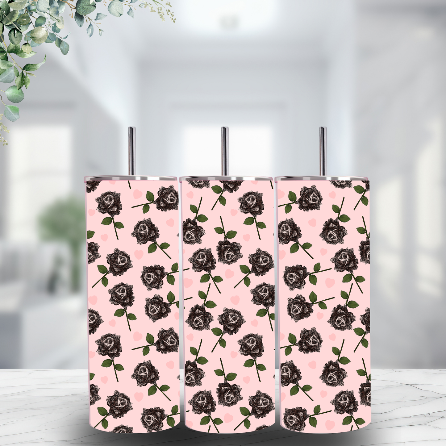 20oz Ready-to-sell Tumbler - pink background