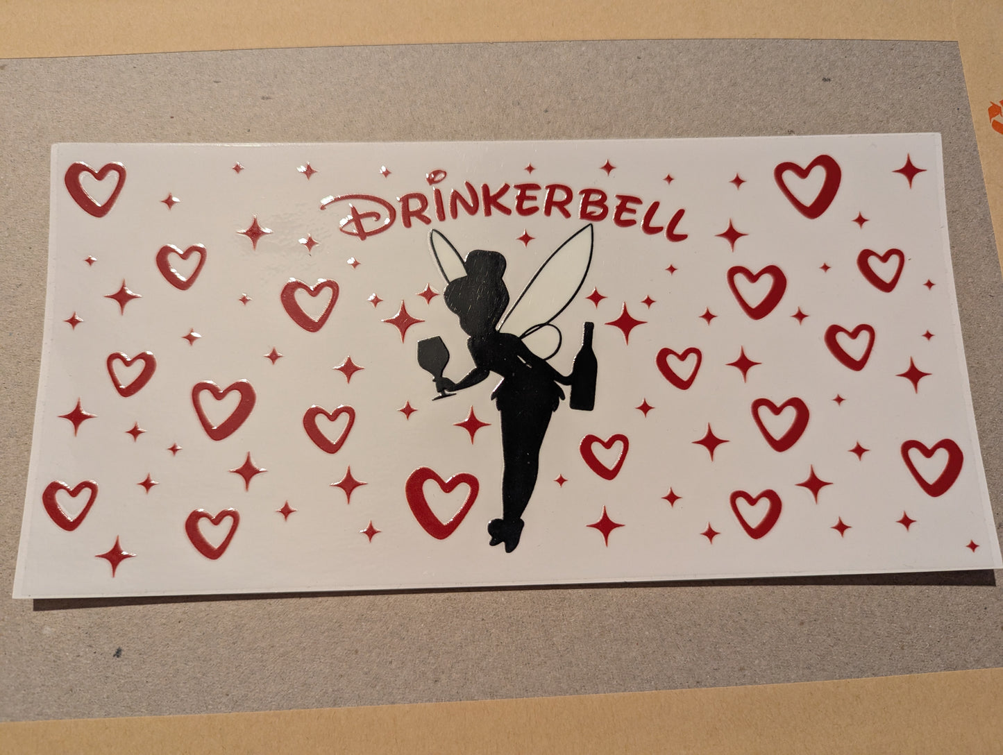 16oz straight UVDTF - Tinkerbell