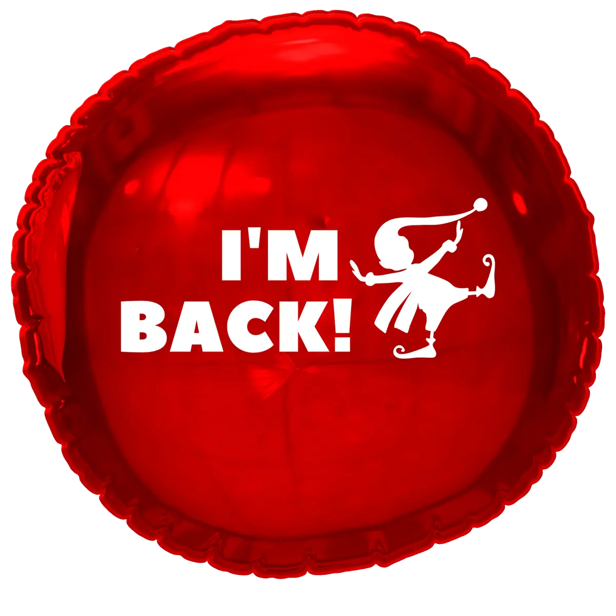 Elf I'm Back Balloon 18inch