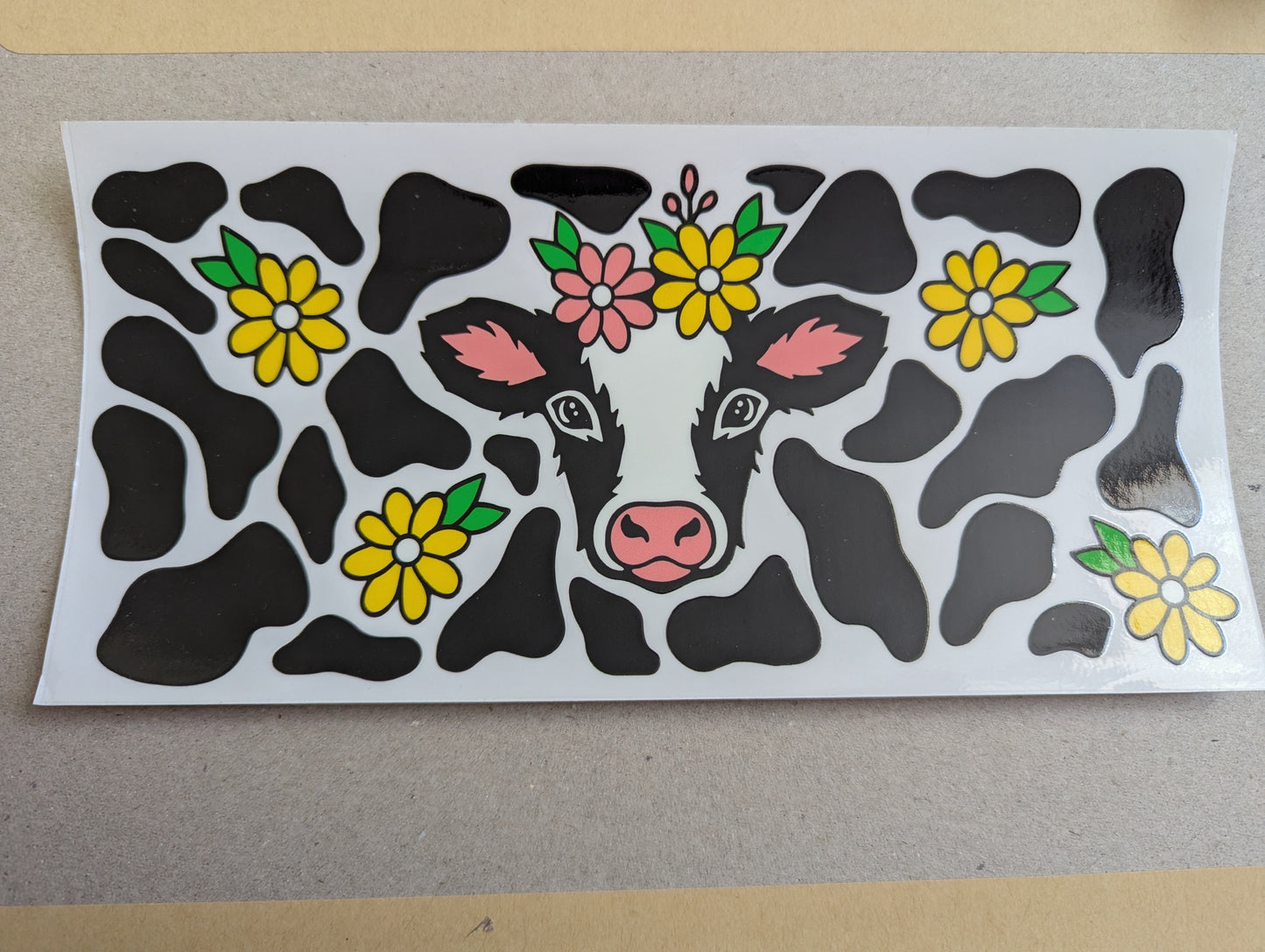 16oz straight UVDTF - cows