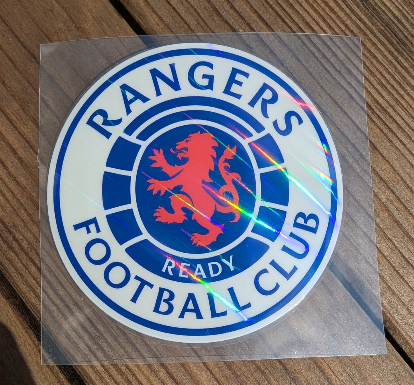HOLOGRAPHIC UVDTF DECAL - FOOTBALL