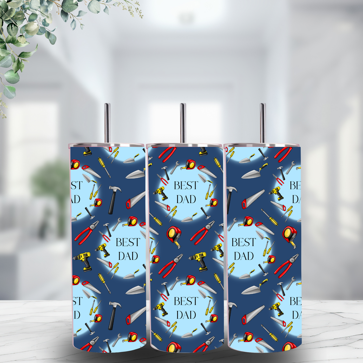 20oz Ready-to-sell Tumbler - dark blue background