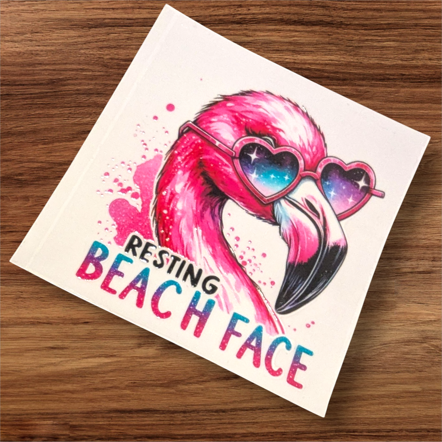 UVDTF Decal - resting beach face