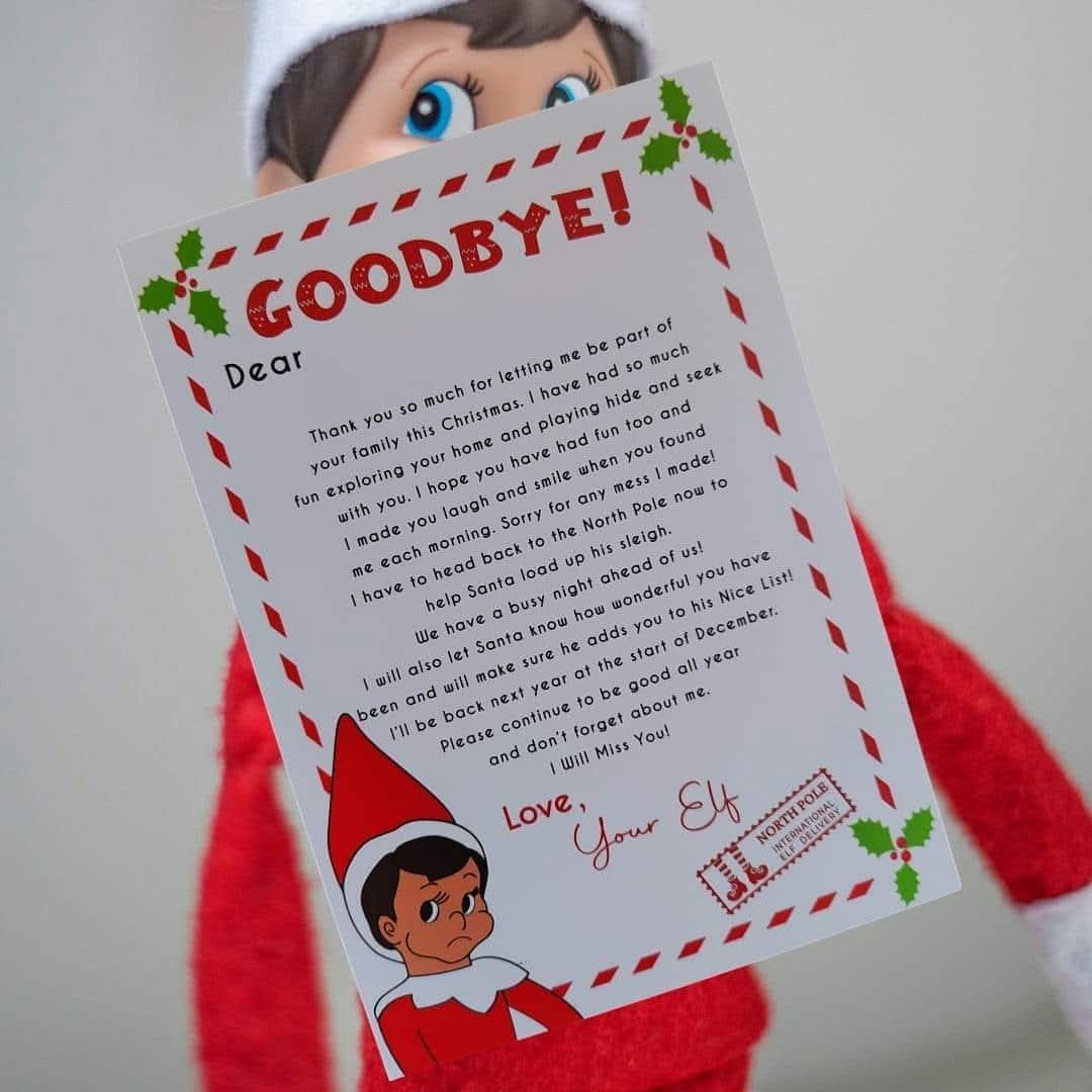 Elf Letter Sets Pk 5