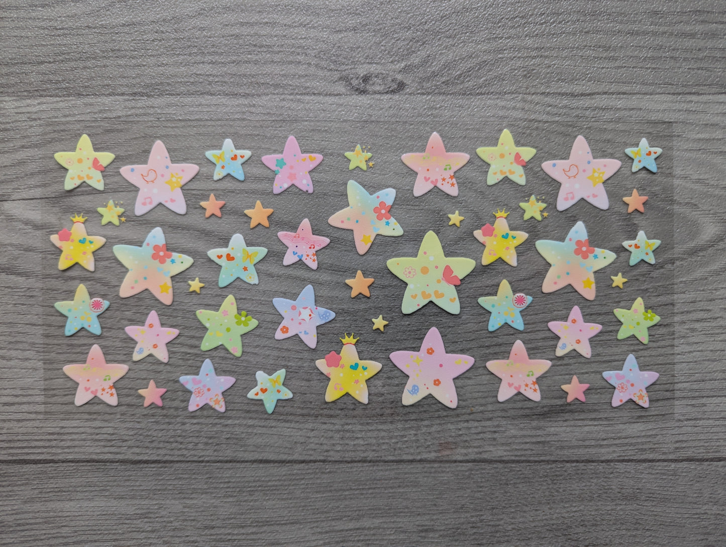 16oz straight UVDTF - stars