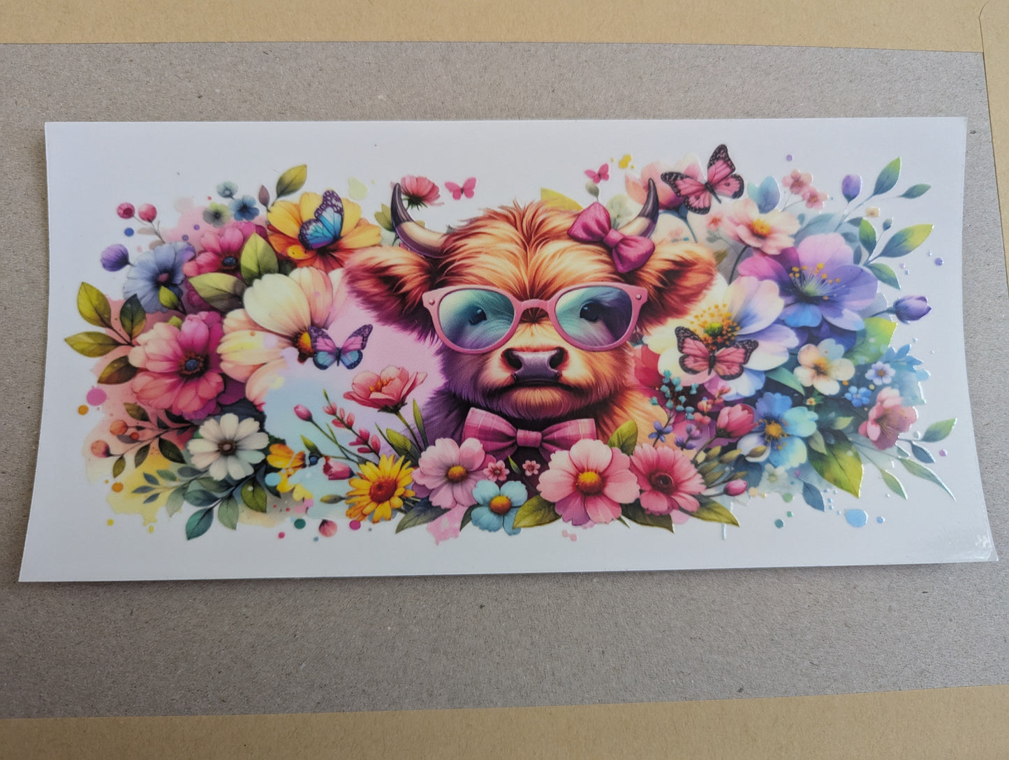 16oz straight UVDTF - cows