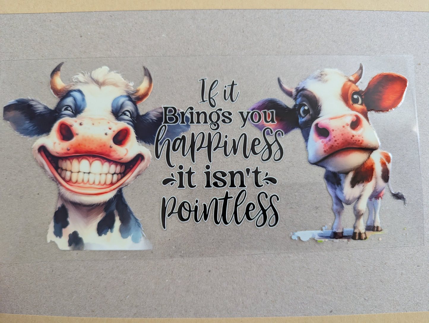 16oz straight UVDTF - cows