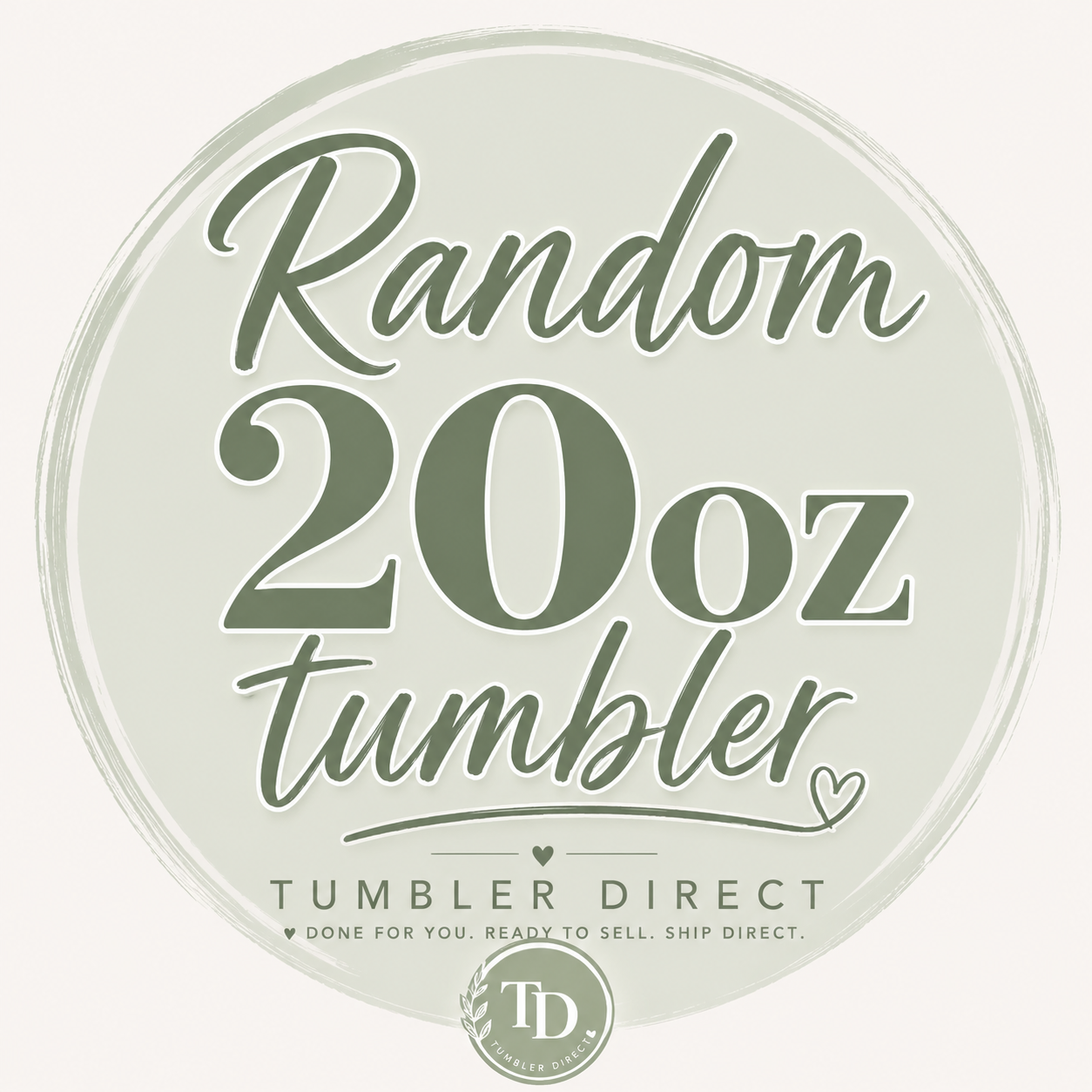 RANDOM 20oz Ready-to-sell Tumbler