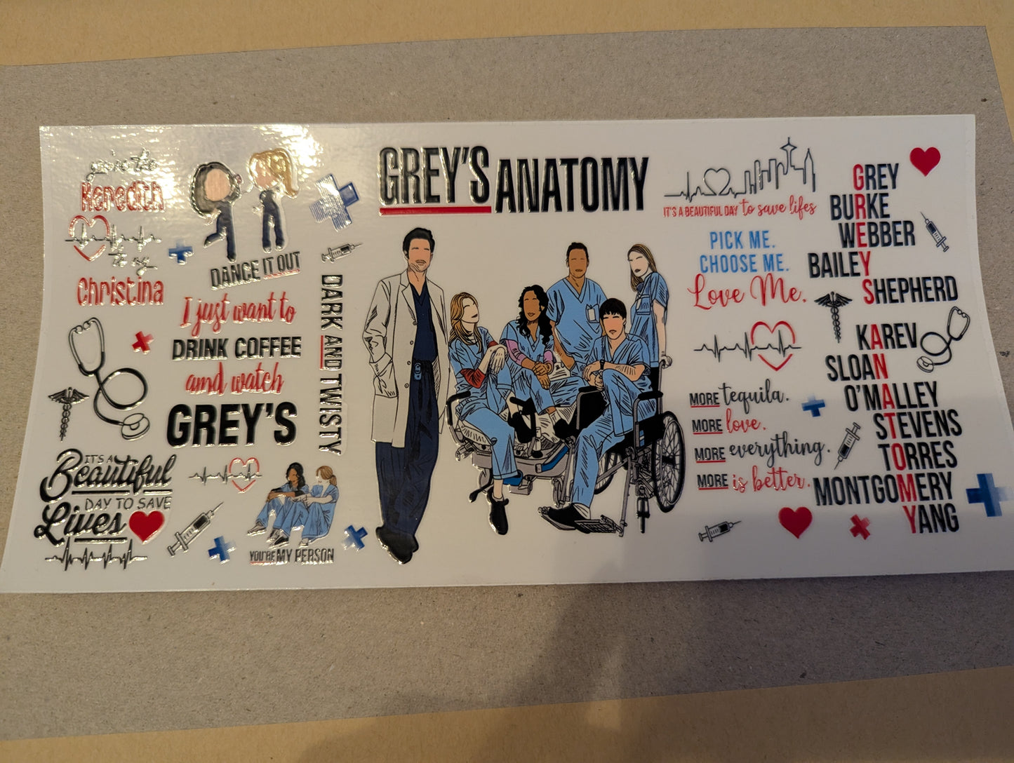 16oz straight UVDTF - greys