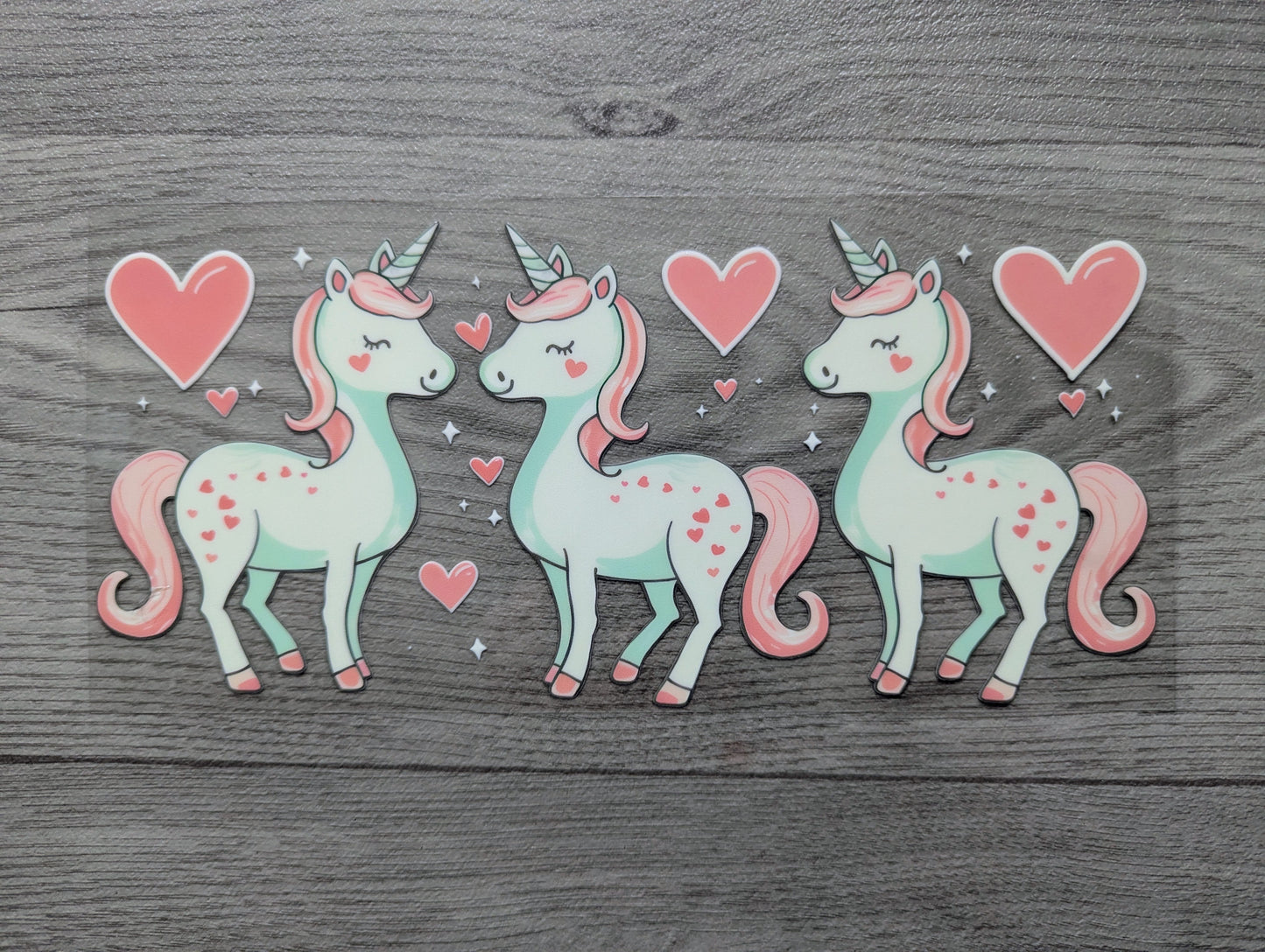 16oz straight UVDTF - unicorn