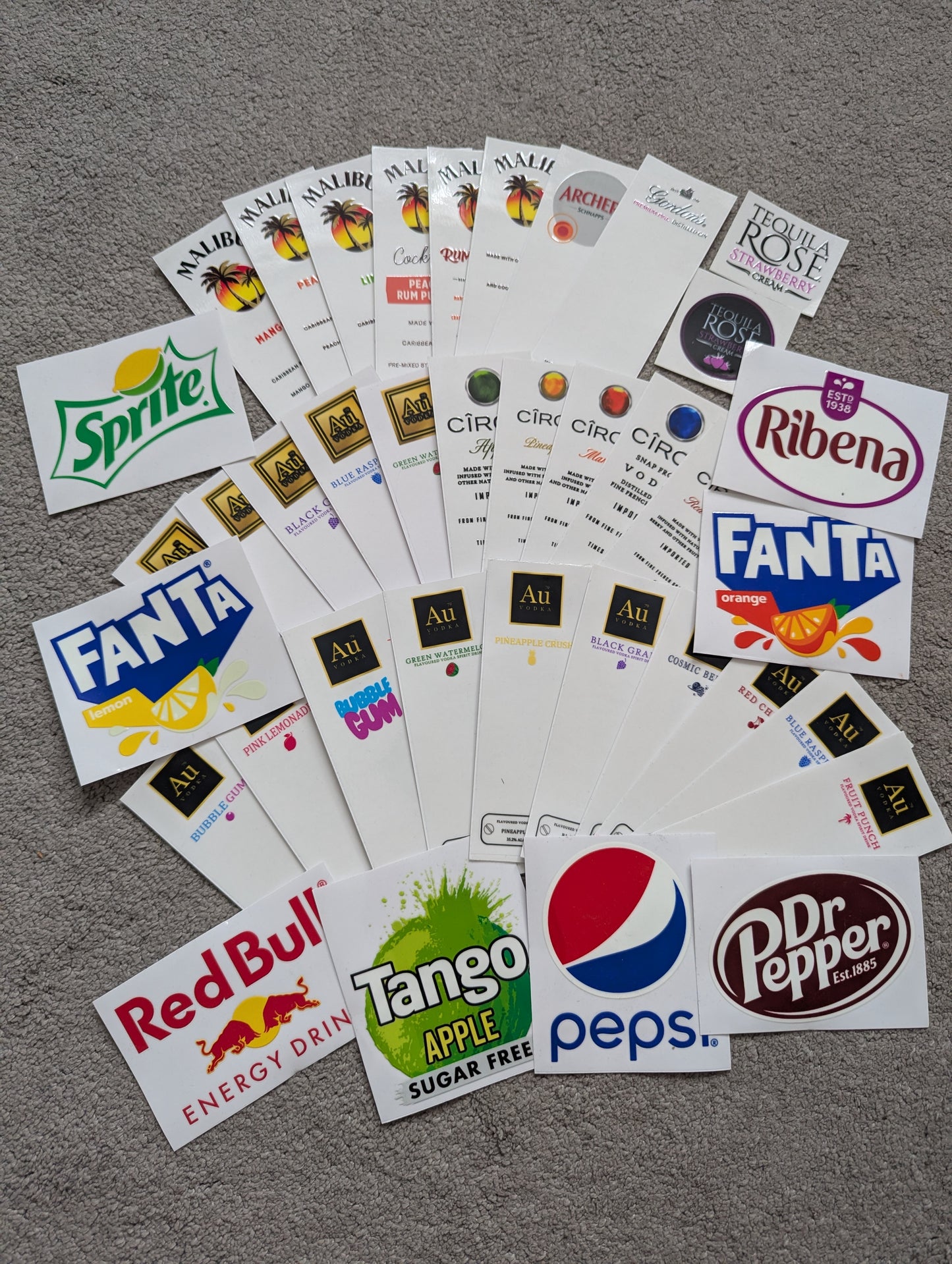 Drinks decals bundle