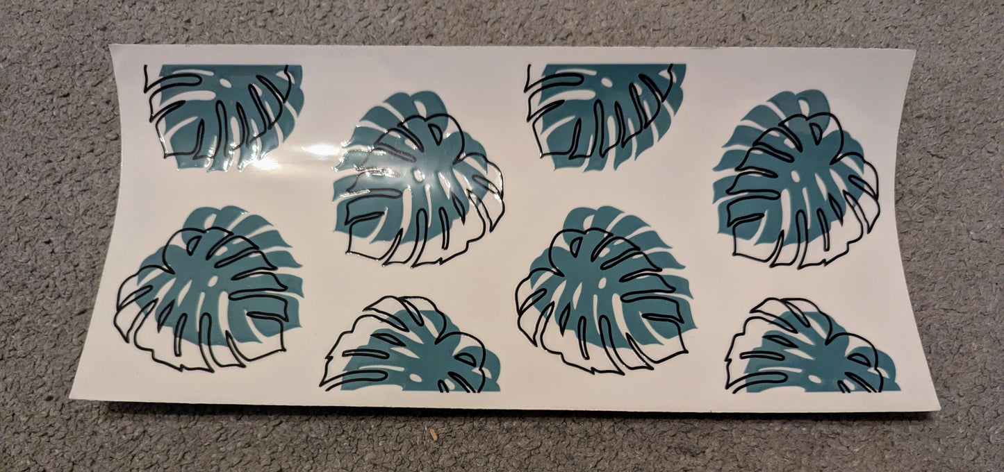 16oz straight UVDTF - leaf / leaves