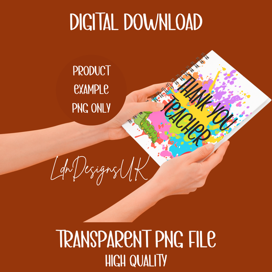 THANK YOU TEACHER PNG BUNDLE - DIGITAL DOWNLOAD