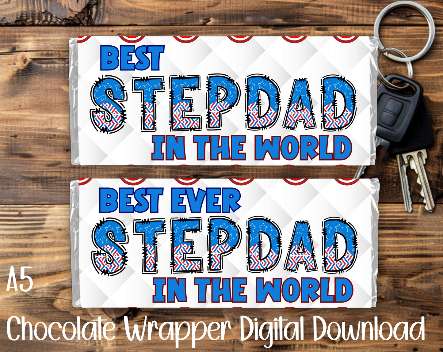 FATHER'S DAY CAPT. AM A5 CHOCOLATE WRAPPERS BUNDLE - DIGITAL DOWNLOAD
