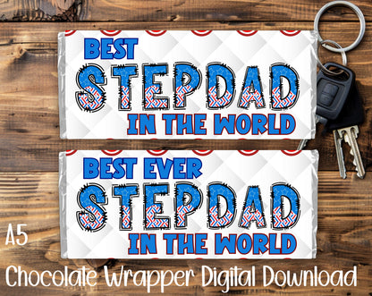 FATHER'S DAY CAPT. AM A5 CHOCOLATE WRAPPERS BUNDLE - DIGITAL DOWNLOAD
