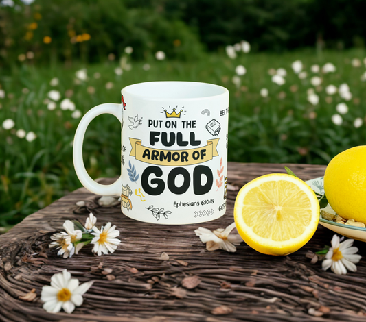 Full Armor of God 11oz MUG SUBLIMATION PRINT