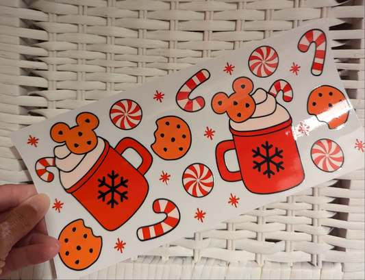 16oz Christmas UVDTF