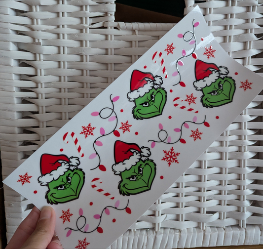 16oz Christmas UVDTF