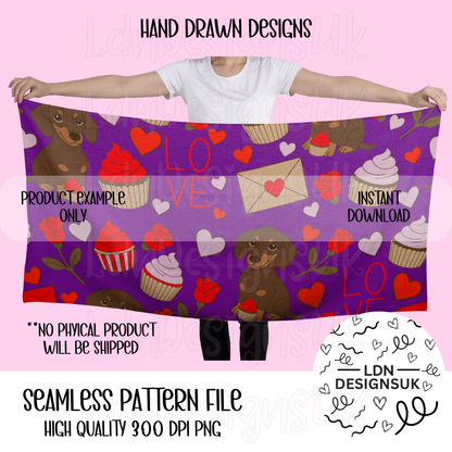 Puppy Love Seamless Patterns bundle