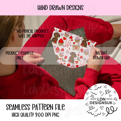Puppy Love Seamless Patterns bundle