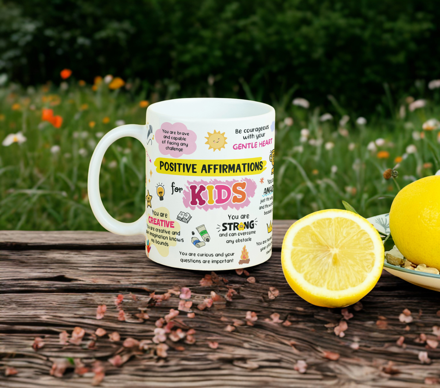 Kids Affirmations MUG SUBLIMATION PRINT