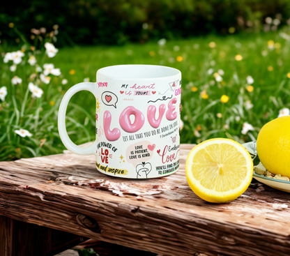 Love MUG SUBLIMATION PRINT
