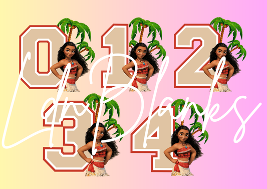 MOANA NUMBERS 0-9 DIGITAL DOWNLOAD