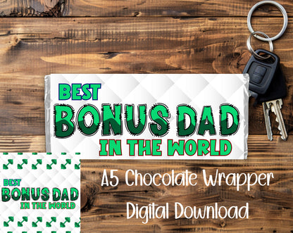 FATHER'S DAY HULK A5 CHOCOLATE WRAPPERS BUNDLE - DIGITAL DOWNLOAD