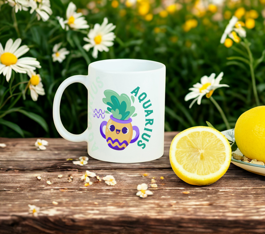 Aquarius Starsign MUG SUBLIMATION PRINT