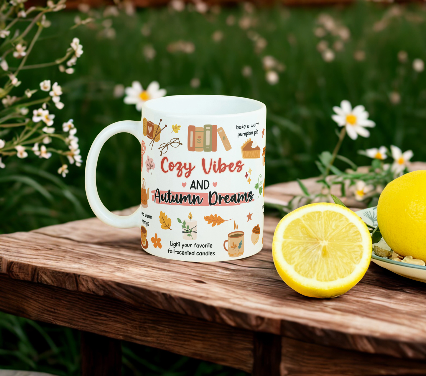 Cozy Vibes MUG SUBLIMATION PRINT
