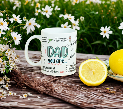 Dad You Are MUG SUBLIMATION PRINT