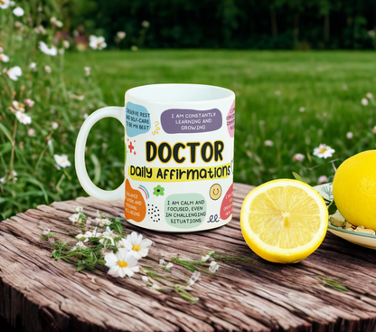 Doctor Daily Affirmations MUG SUBLIMATION PRINT