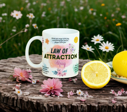 Law Of Attraction MUG SUBLIMATION PRINT