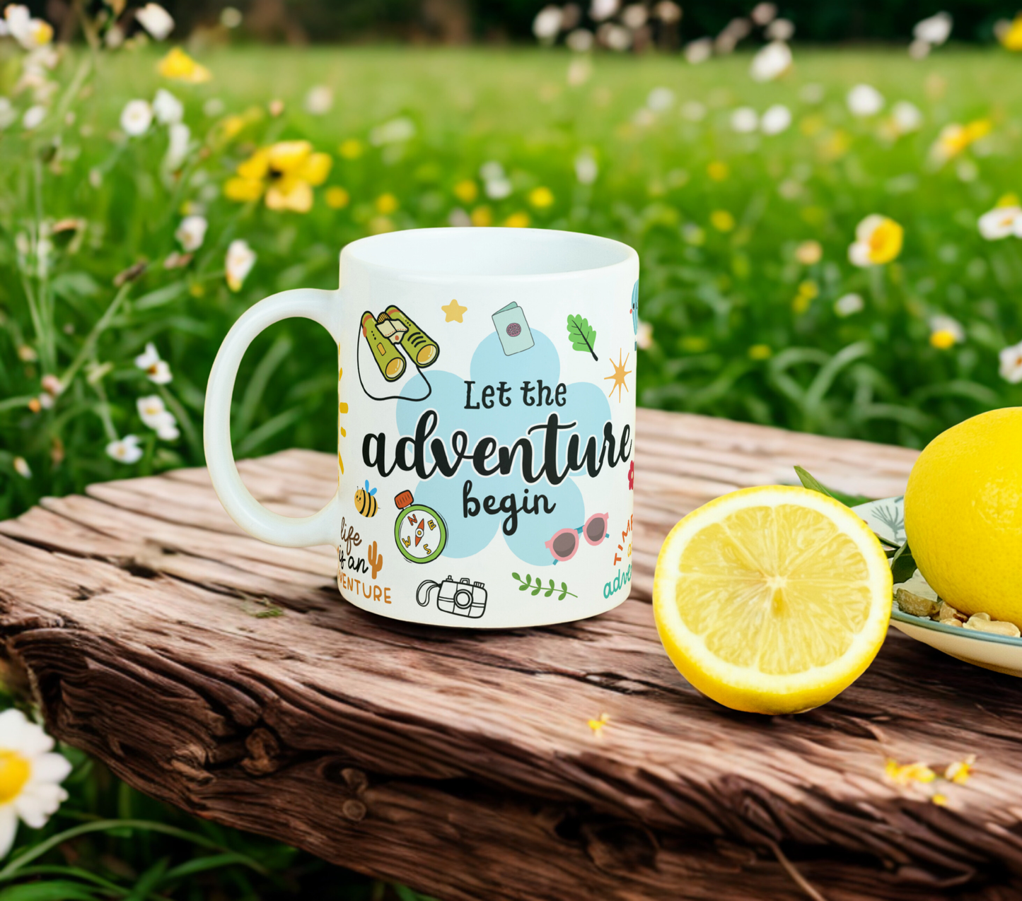 Let The Adventure Begin MUG SUBLIMATION PRINT