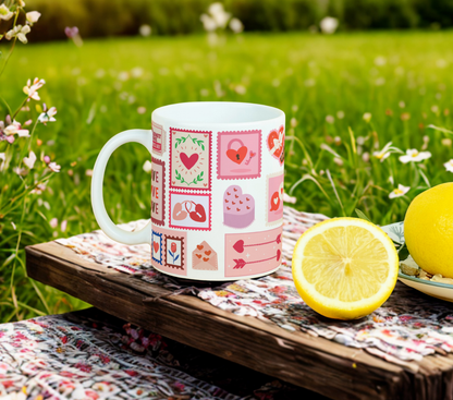 Love Stamp MUG SUBLIMATION PRINT