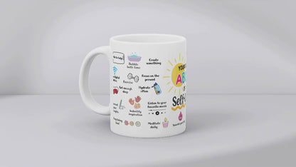 ABC's Self Care 11oz MUG SUBLIMATION PRINT