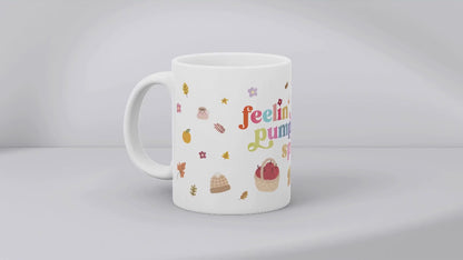 Feelin' Pumpkin Spicy MUG SUBLIMATION PRINT