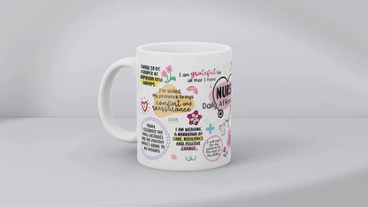 Nurse Daily Affirmations MUG SUBLIMATION PRINT